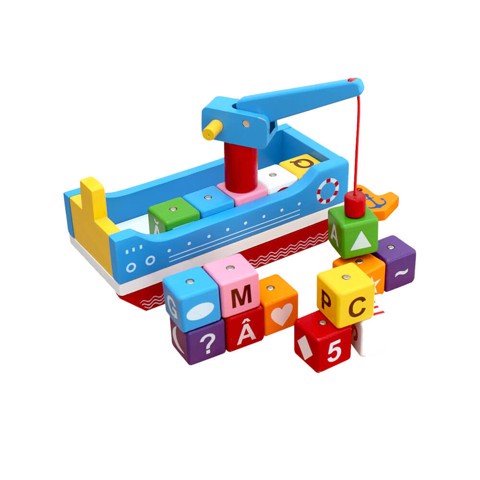 Đồ chơi gỗ Winwintoys Thuyền tri thức