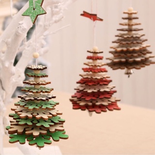 Cây Thông Gỗ Treo Trang trí Cây Thông, Trang Trí Noel Giáng Sinh