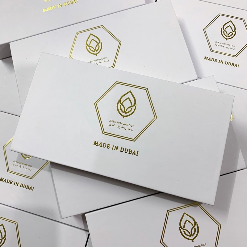 Set 5 chai tinh dầu nước hoa Dubai hàng chuẩn mùi hương đa dạng lưu hương lâu kèm hộp