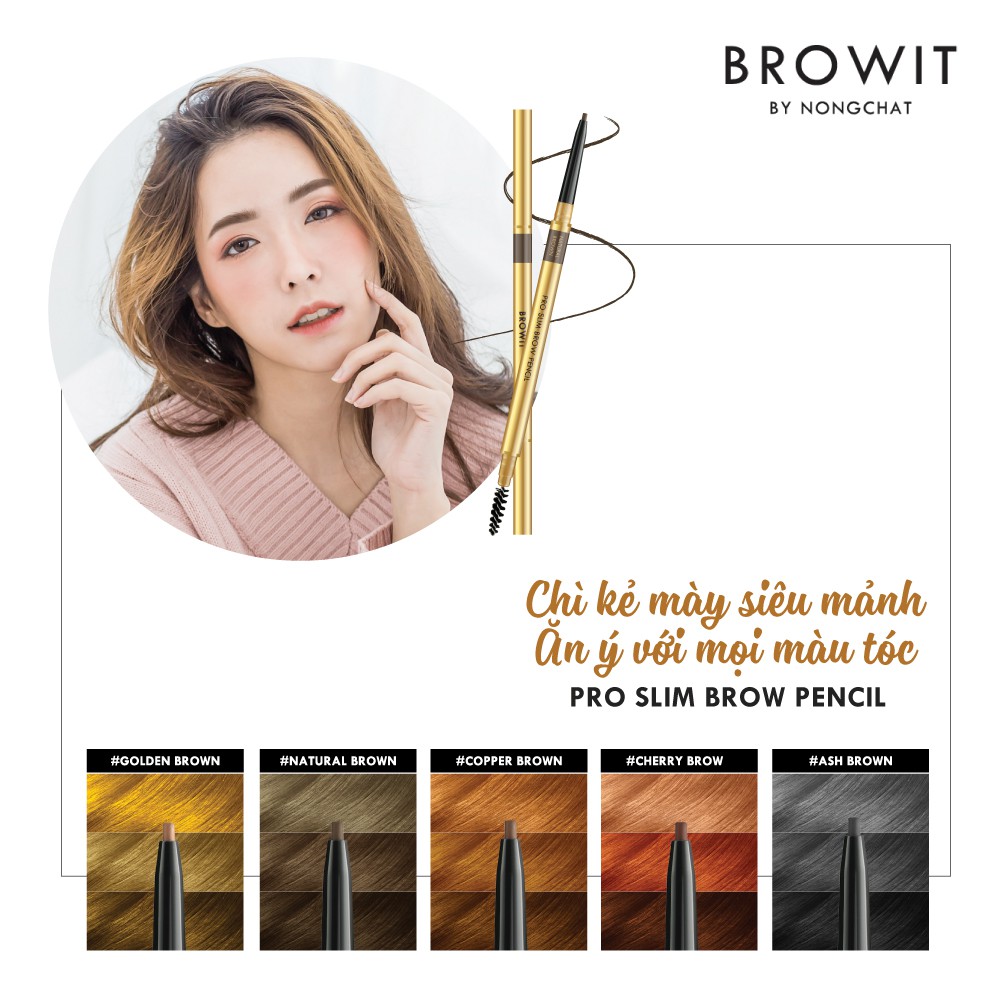 Chì Kẻ Mày Siêu Mảnh Browit Pro Slim Brow Pencil 0.06g