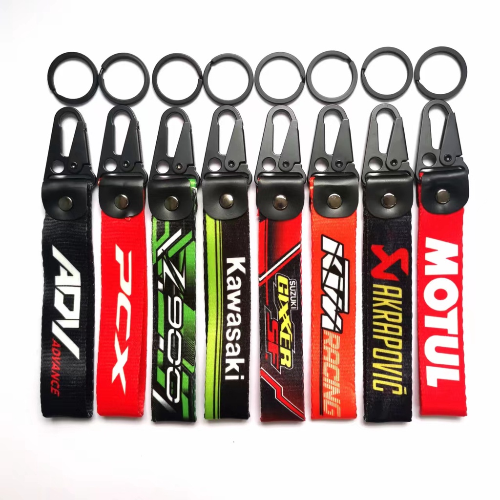 Móc Chìa Khóa Chống Thất Lạc Chuyên Dụng Cho Xe Mô Tô Honda ADV PCX MOTUL JDM AKRAPOVIC
