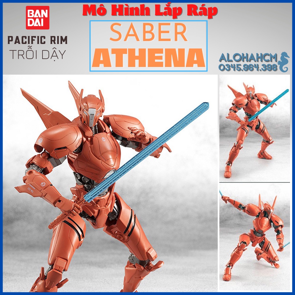 Mô Hình Robot Lắp Ráp "SABER ATHENA Thần Chiến Tranh" - Chính Hãng BANDAI Pacific Rim - Đồ Chơi Nhập Khẩu Nhật Bản