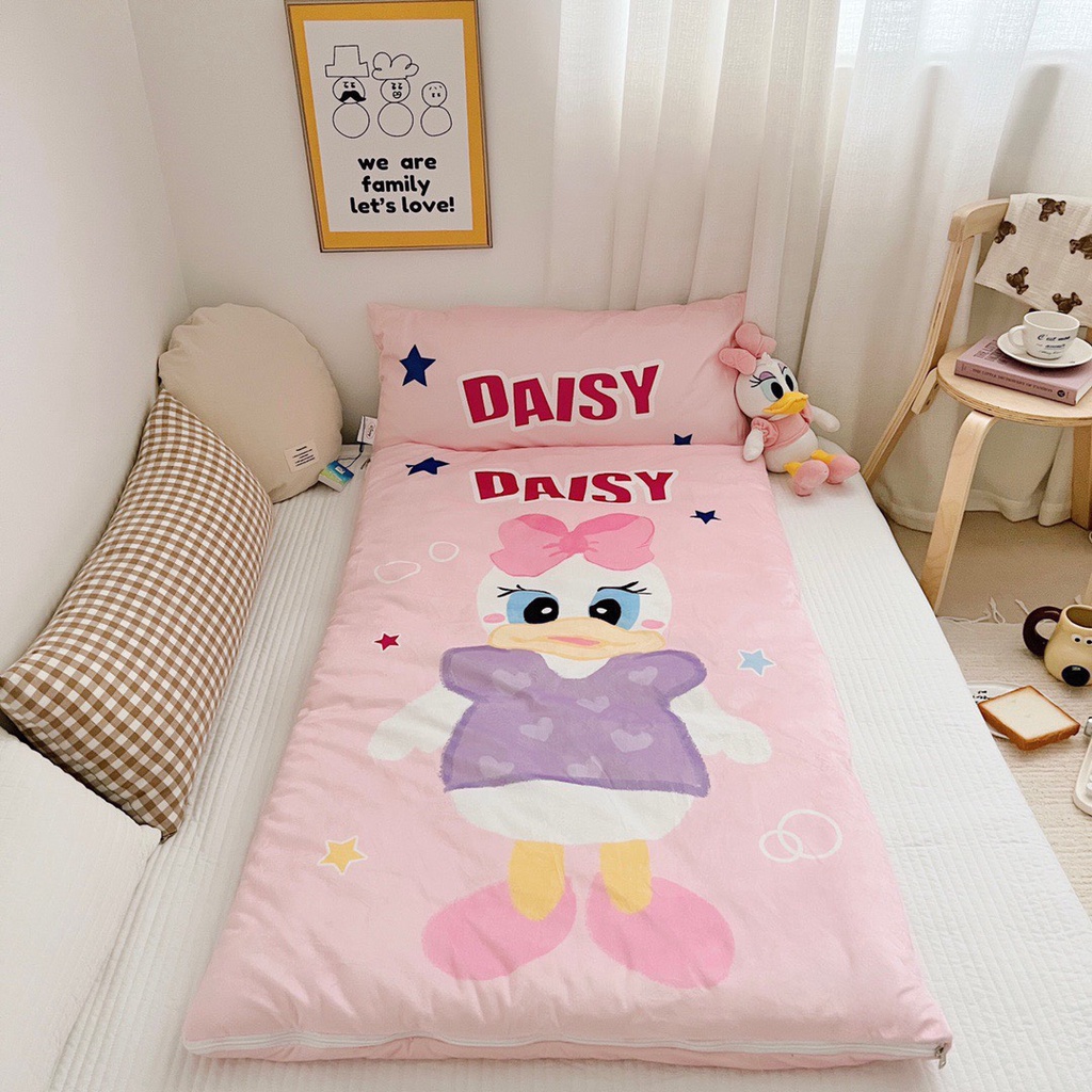 Túi ngủ mùa đông cho bé 3D xinh xắn, túi ngủ cho bé đi học kích thước 75x150cm nhiều mẫu lựa chọn