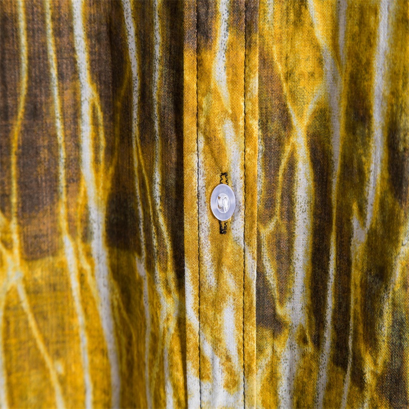 Áo sơ mi tay ngắn in họa tiết độc đáo phong cách mùa hè thời trang cho nam