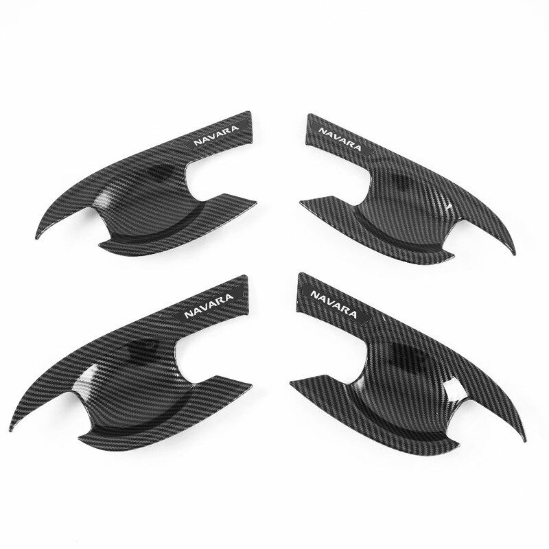 Ốp Bọc Tay Nắm Cửa Xe Hơi NISSAN NAVARA 2016-2020 Nava NP300 Bằng Sợi carbon