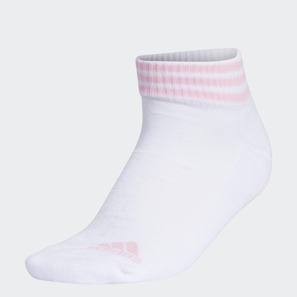 Tất adidas GOLF Nữ 3-Stripes Ankle Socks Màu trắng GL8812