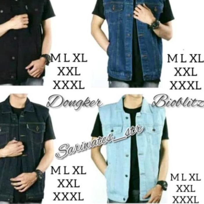 ➦ Rompi Quần Jean JUMBO XXL XXXL Màu Xanh Đen / Xanh Dương Đậm / Xám Đậm SIZE Lớn PO