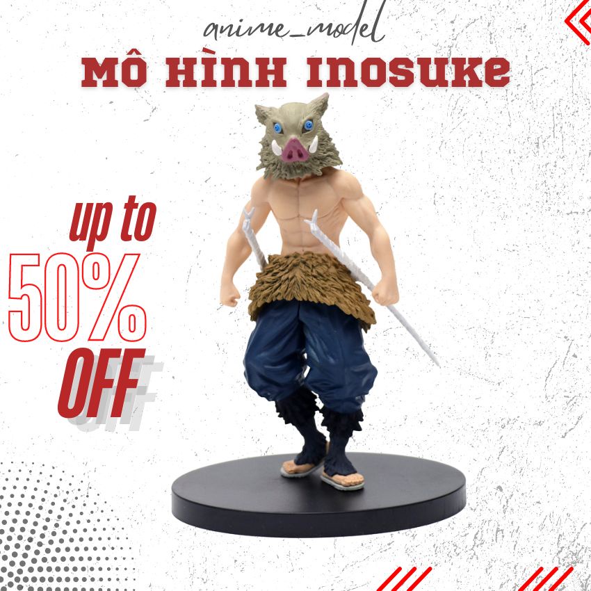 Mô Hình Anime Hashibira Inosuke Chất Liệu PVC Cao Cấp, Mô Hình Nhân Vật Thanh Gươm Diệt Quỷ Trang Trí Góc Phòng