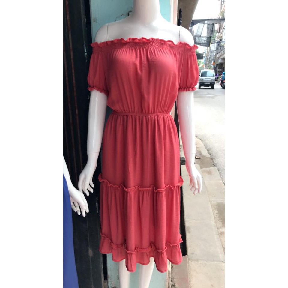 Váy maxi trễ vai