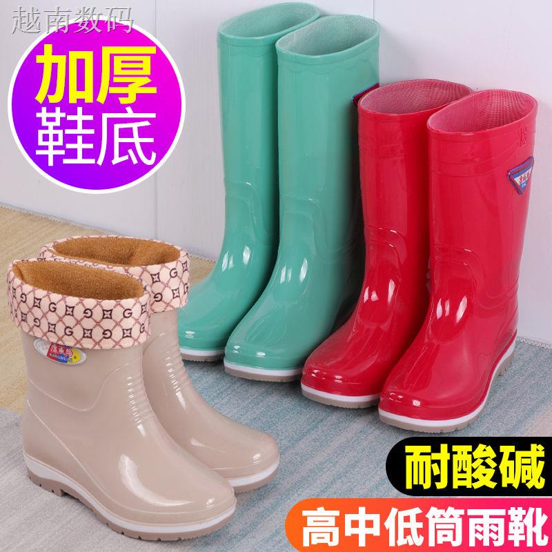 Ủng cổ thấp cao su dày dặn đi mưa chống thấm nước chống trượt và mài mòn tiện lợi | BigBuy360 - bigbuy360.vn