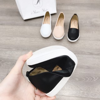 Giày slipon nữ da mềm MONA - B323