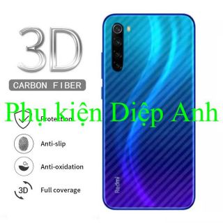 Xiaomi Note 8 | Miếng dán lưng carbon