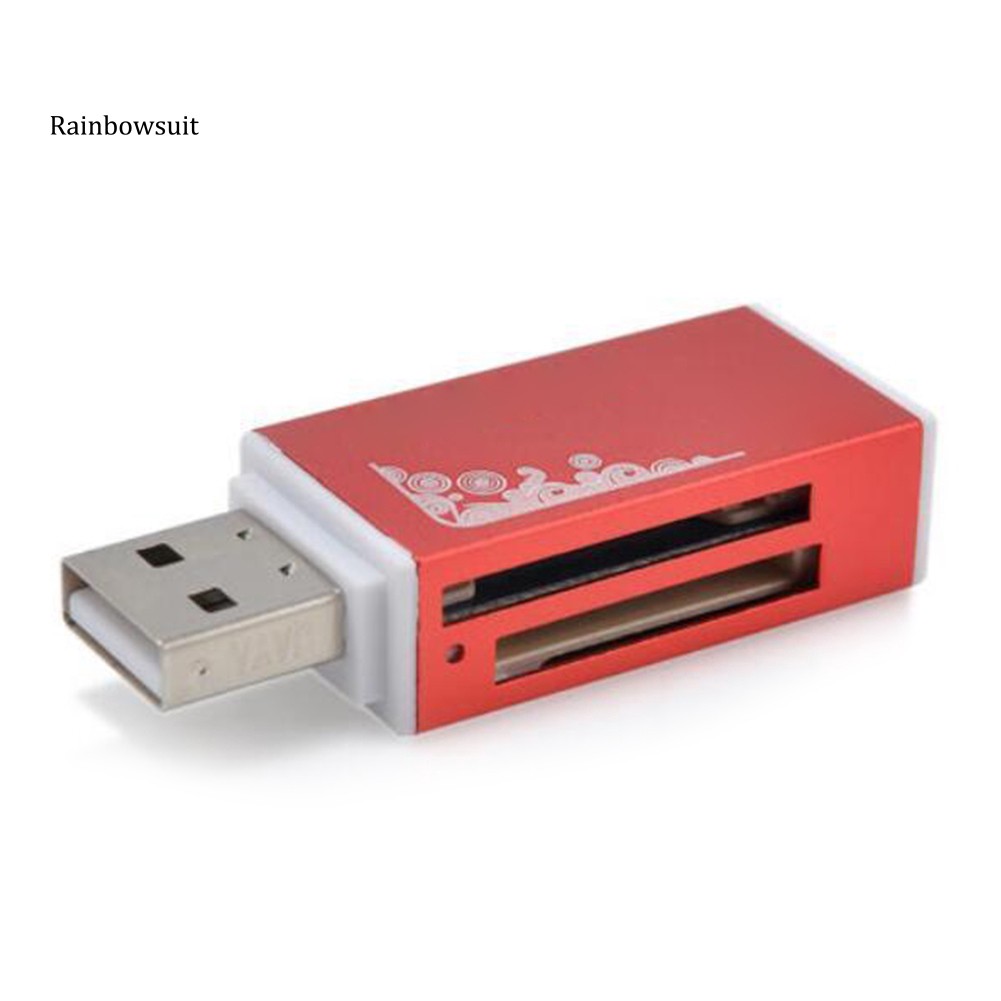 Đầu Đọc Thẻ Nhớ Đa Năng Usb 2.0 Dành Cho Ms Pro Duo Sdhc Tf/M2/Mmc All 1 Micro Sd