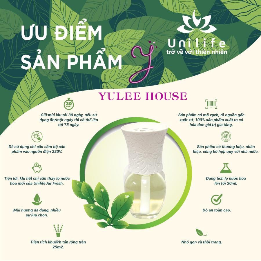 MÁY XÔNG TINH DẦU NƯỚC HOA HƯƠNG NGỌC LAN - BỘ KHUẾCH TÁN TINH DẦU KHÔNG PHUN SƯƠNG