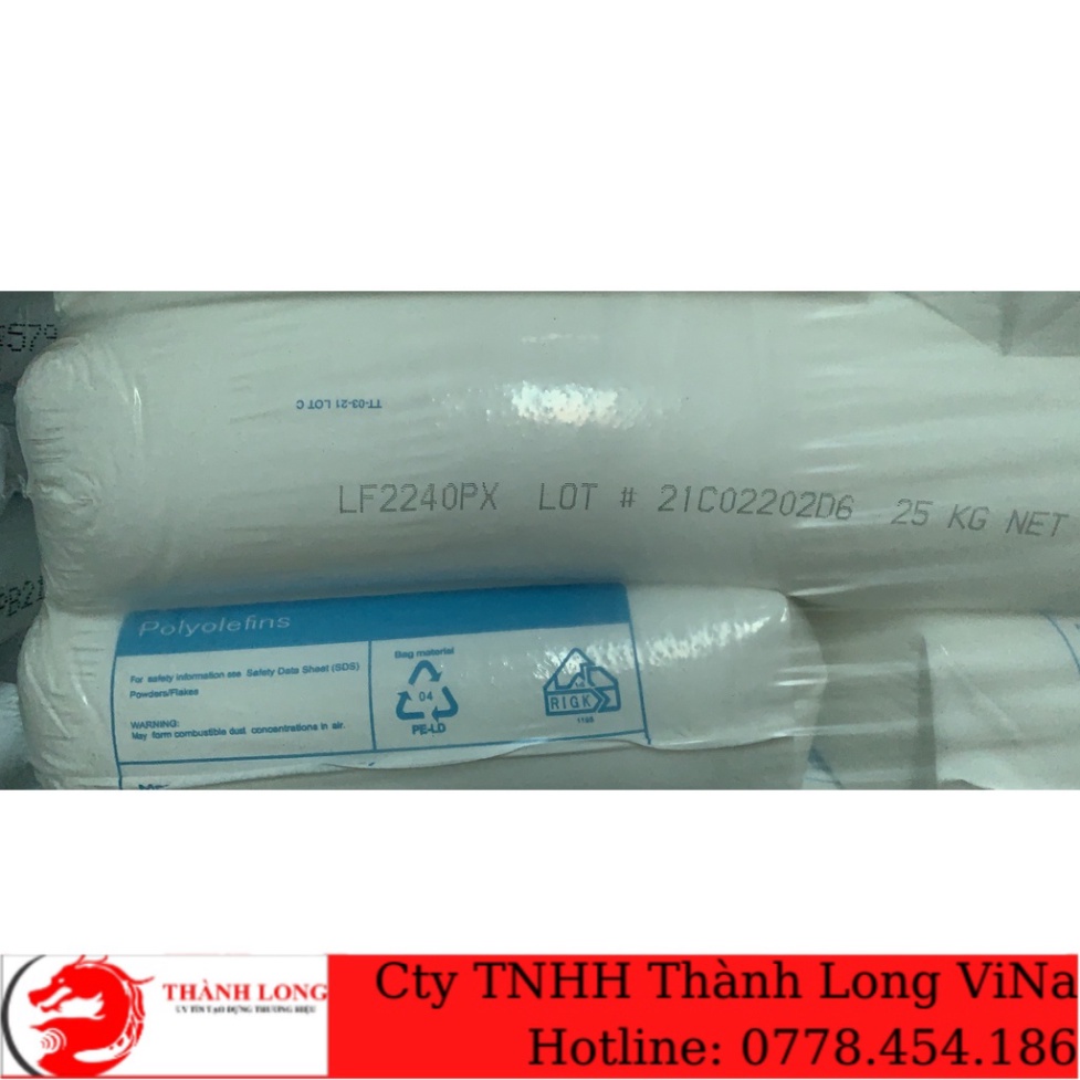 Hạt nhựa nguyên sinh LDPE 2240PX giá tốt tại Hà Nội bao 25kg
