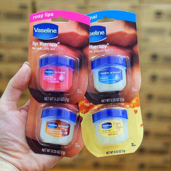 Son dưỡng môi Vaseline Lip Therapy 7g - đủ mùi