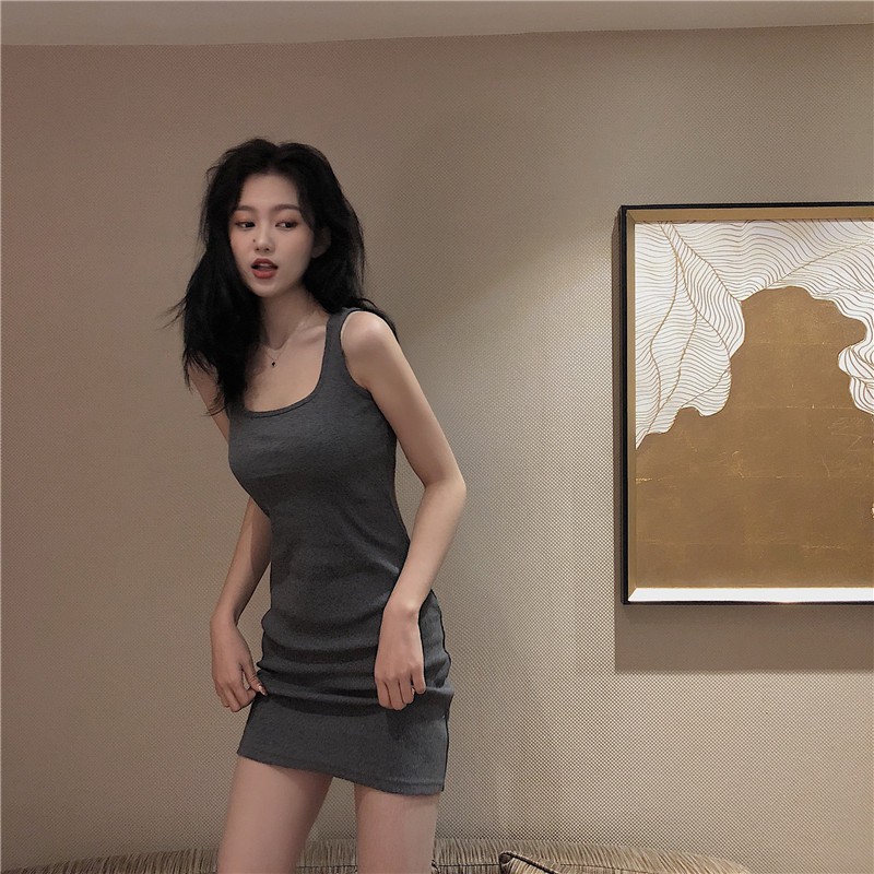 Đầm Ôm Xiaozhainv Dệt Kim Phong Cách Hàn Quốc Tôn Dáng Cho Nữ | BigBuy360 - bigbuy360.vn
