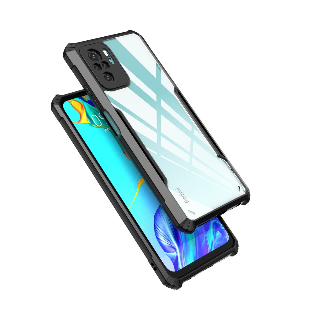 Ốp điện thoại trong suốt có túi khí chống sốc dành cho XIAOMI REDMI NOTE 10 PRO MAX 4G 5G 10S 10T REDMI 10 PRIME