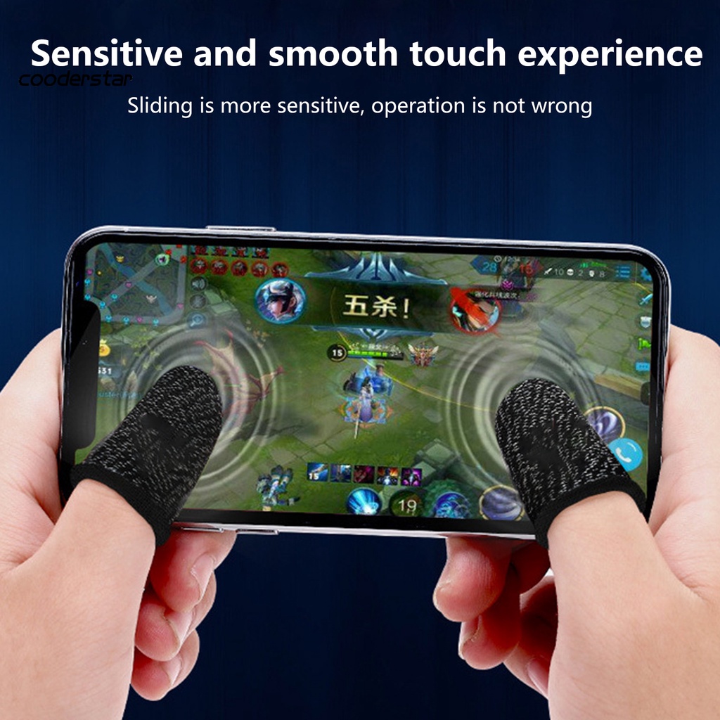 Găng tay ngón cái vải mềm mại siêu mỏng dùng chơi game PUBG mobile