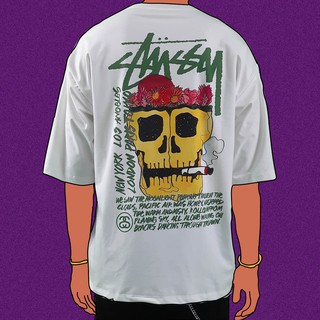 Áo Thun Stussy - Smokin Skull Tee