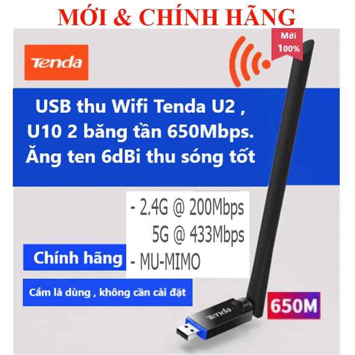 USB Wifi Tenda U10 Tenda U9 Tenda U6 Tenda U3 Tenda W311MA Tenda W311MI