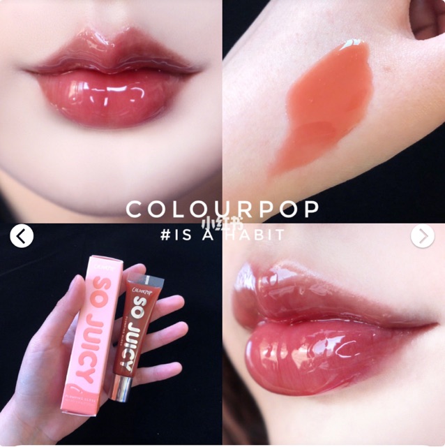 {CÓ SẴN } COLOURPOP GLOSSY, SO JUICE: Fudg’D, Champage Mami,...+ Beachwood, Is a Habit