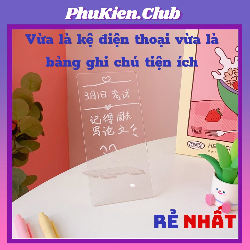 Vừa là kệ điện thoại vừa là bảng ghi chú tiện ích