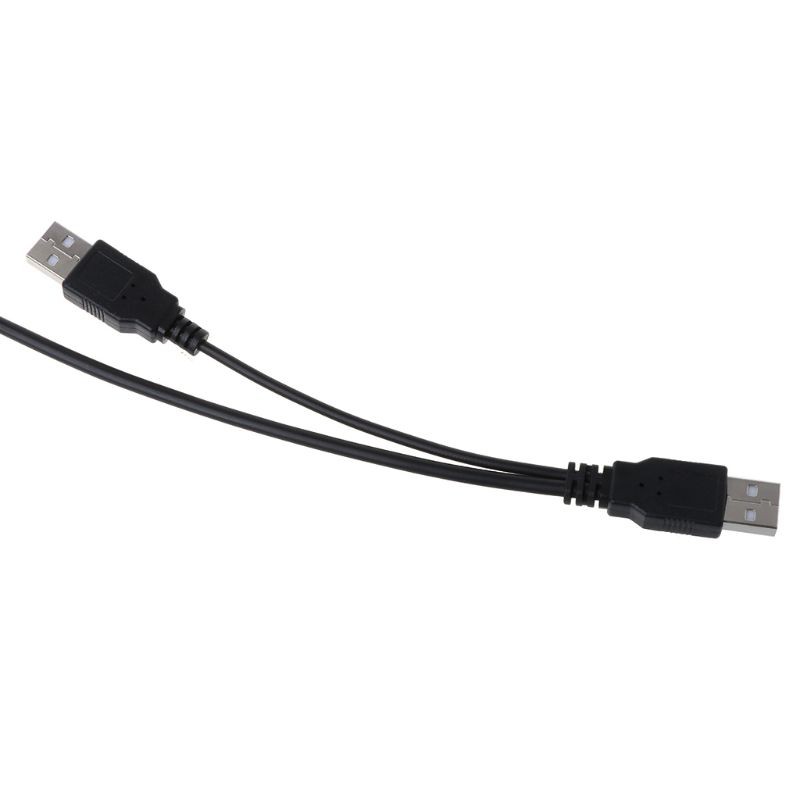 H.S.V✺Dual USB 2.0 to 7+6 Pin Slimline Slim SATA Cable Adapter for Notebook Laptop ODD