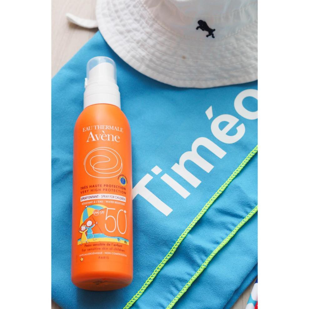 Avene Eau Thermale Spray Enfant SPF 50+ - Xịt Chống Nắng Cho Trẻ Em 200ml