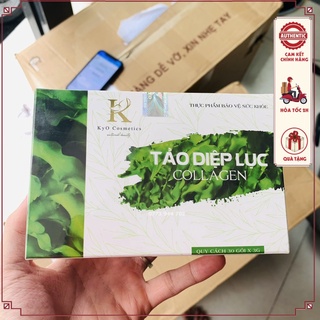 Tảo diệp lục collagen chính hãng kyo, date mới nhất - có ship hỏa tốc