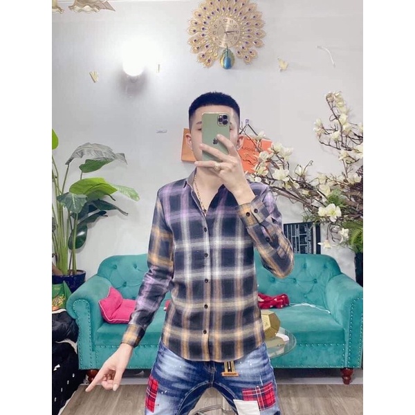[HÀNG CAO CẤP] Áo sơ mi nam dài tay ,chất liệu cotton thoáng mát, không nhăn, không bai xù