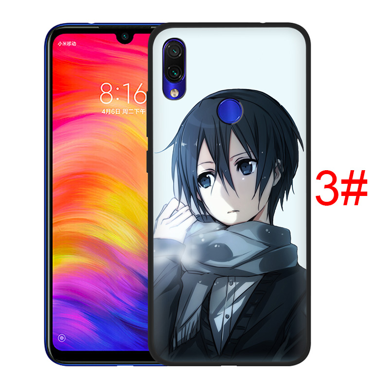 D82 Sword Art Online SAO Japanese Redmi K20 K30 S2 Go 9C 9A 9 8A 8 7A 7 6A 6 Pro Soft Phone Case