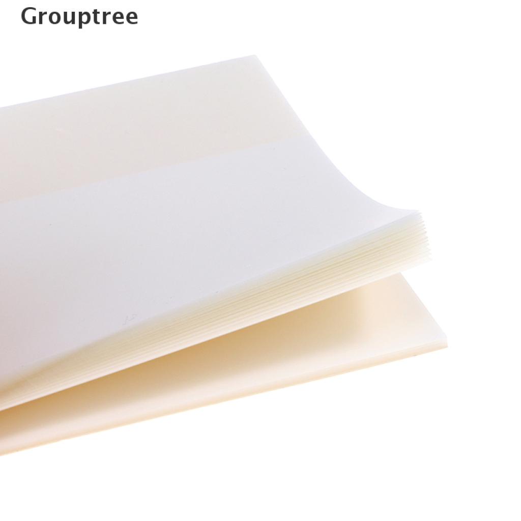 Set 50 Tờ Giấy Ghi Chú Trong Suốt Chống Thấm Nước Tiện Lợi