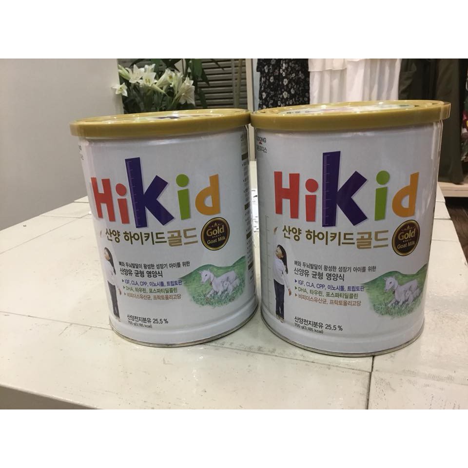 Sữa Bột Hikid Dê 700gr air