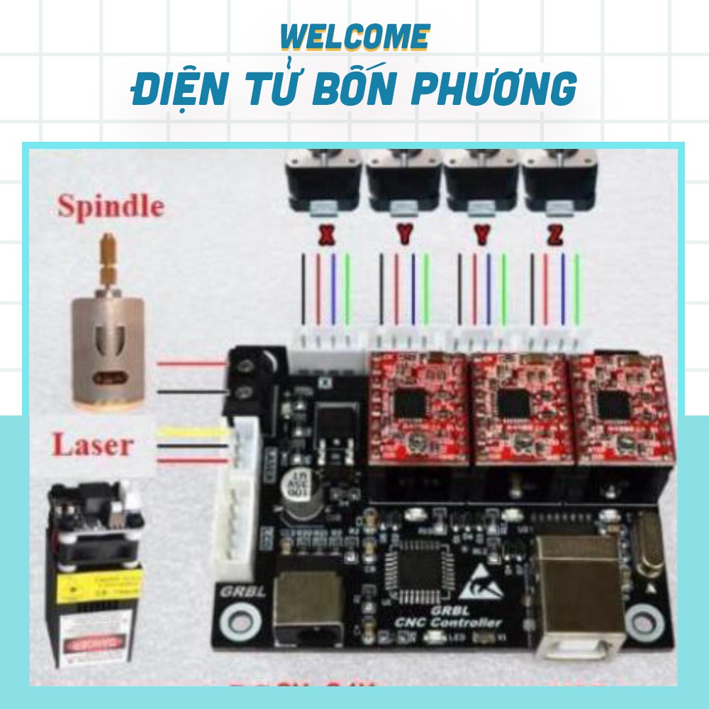 Mạch Điều Khiển Máy CNC Mini Grbl