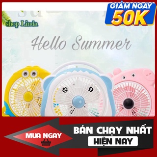 Quạt Mini Quạt Để Bàn Hình Thú Dễ Thương Quạt Siêu Mát Siêu Tiện Dụng