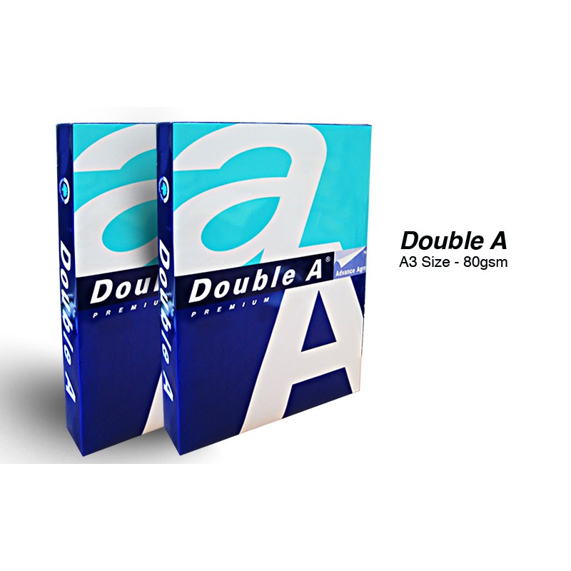 Giấy A3 Double A 80gsm  -Giấy photo cao cấp nhãn hiệu Double A nhập khẩu