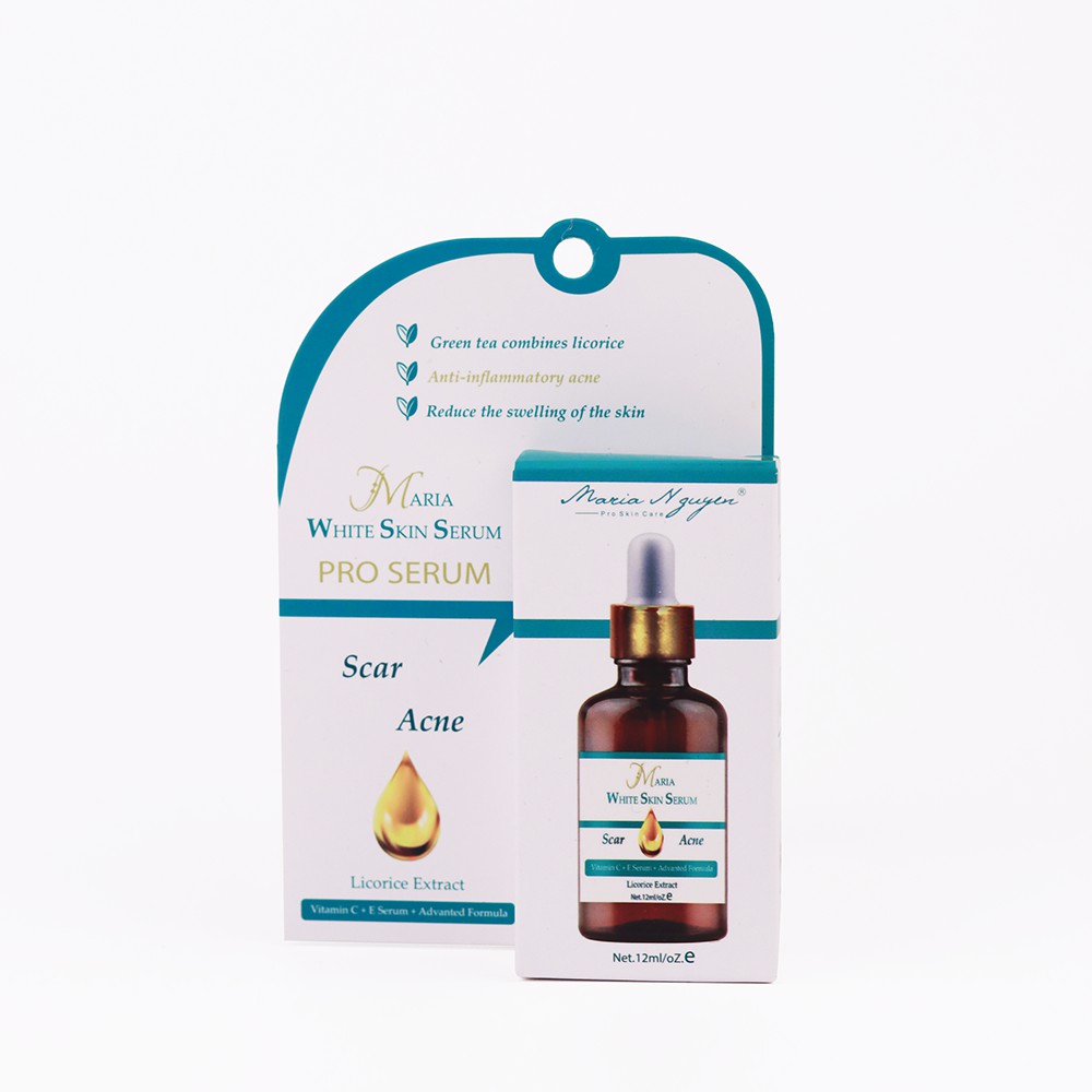 SERUM DƯỠNG TRẮNG – CHỐNG LÃO HÓA DA MARIA 12ML ( GIÚP GIẢM MỤN - MỜ SẸO THÂM )