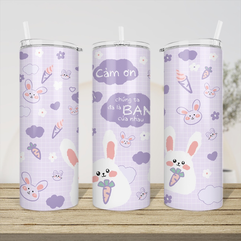 Bình Giữ Nhiệt Cute Dễ Thương - Ly Giữ Nhiệt Hình Cute Dễ Thương - Cốc Giữ Nhiệt Hình Cute Dễ Thương - 600ml - Inox 304