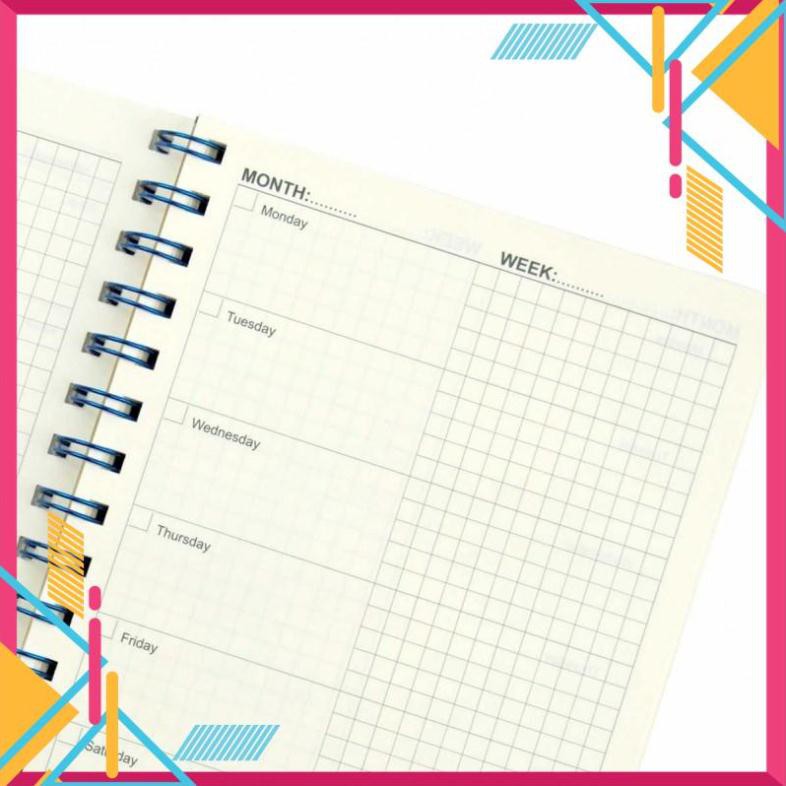 [Sổ vở đẹp] Sổ kế hoạch Planner lò xo kép A5 72,4g/m2; MS: 945