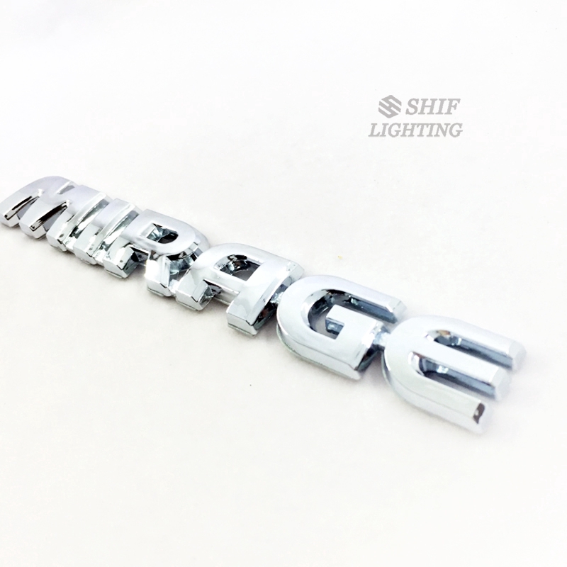 Logo trang trí MIRAGE bằng nhựa ABS mạ Chrome cho xe hơi MITSUBISHI
