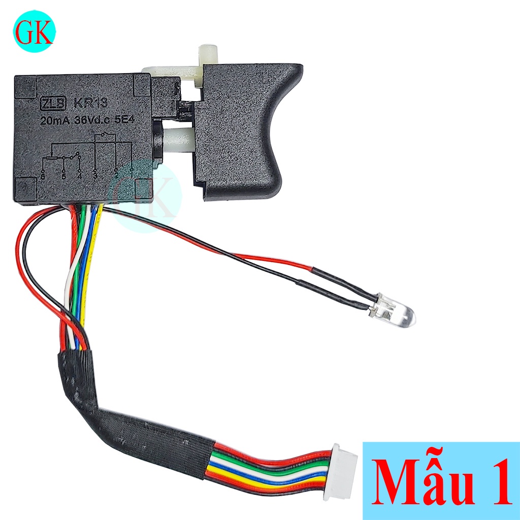 Công tắc máy khoan pin không chổi than có đảo chiều mẫu 1 [K-09-18]