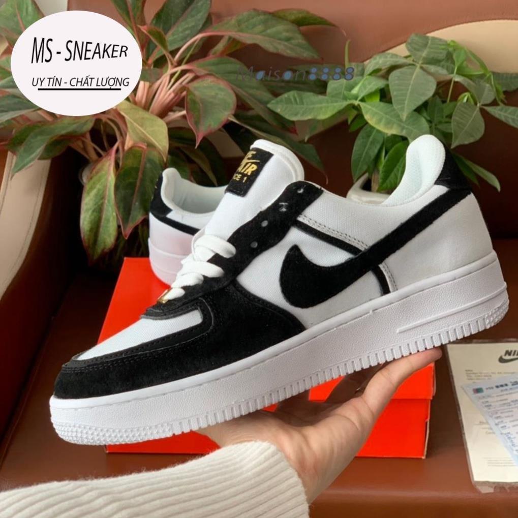 giày af1 trắng đen [MS Sneaker], giày thể thao air force lông chột hàng cao cấp full size 36-43