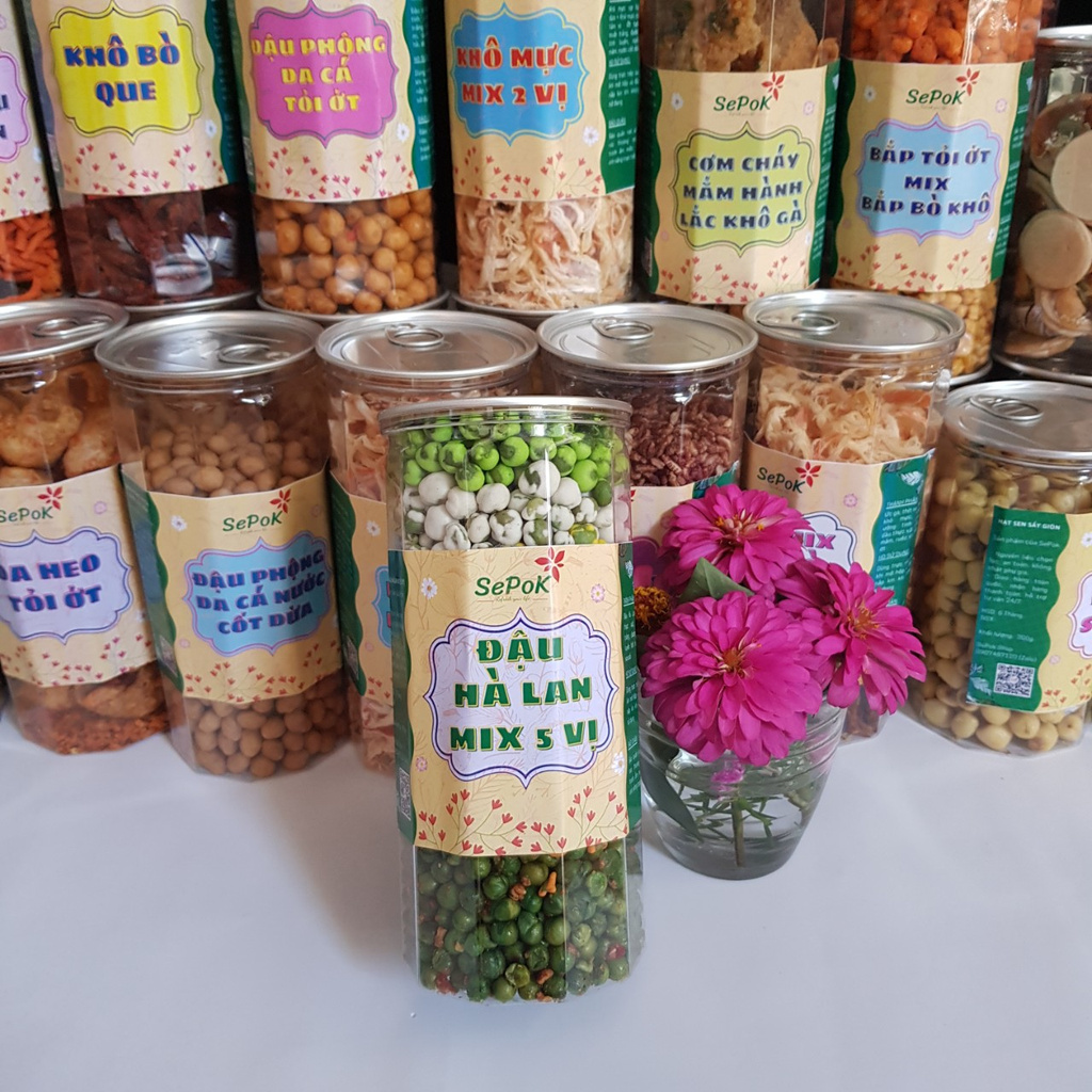 450g Đậu Hà Lan Mix 5 Vị SePok - Đồ ăn vặt - An Toàn VSTP