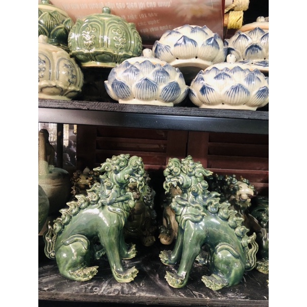 cặp nghê phong thủy.(nghê ngồi + nghê nằm )