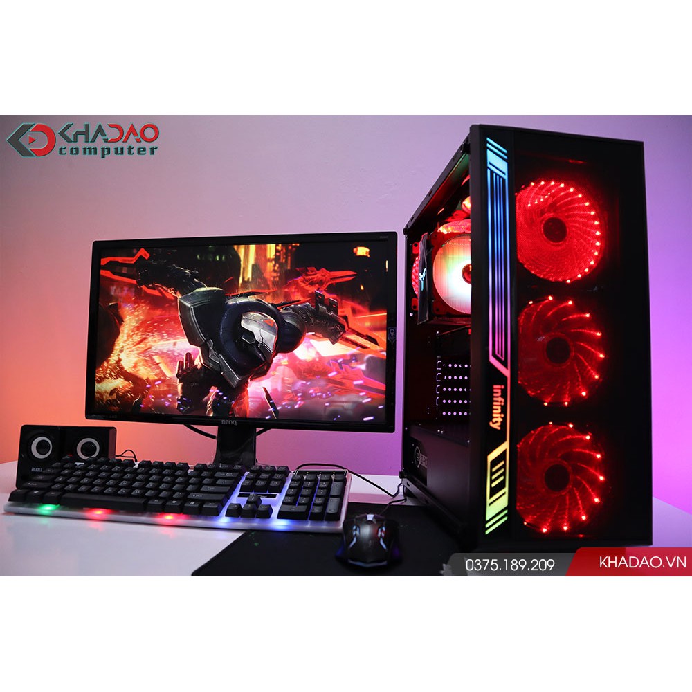Máy tính chơi game Core I5 + Màn hình 22" FullHD chiến LOL, Fifa 4, CS:GO, PUBG, Valorant |BH 36 tháng, tặng phím chuột | BigBuy360 - bigbuy360.vn