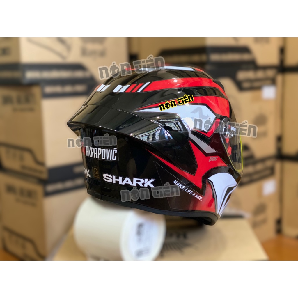 Mũ Full Face 2 Kính Royal M266 bản tem BMW SHARK ĐỎ cực đẹp, MUA 1 mũ  TẶNG 1 quà , Bảo hành 12 tháng
