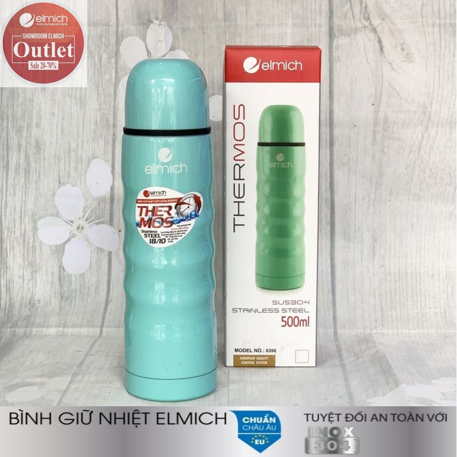 Bình Giữ Nhiệt Inox 304 Nóng 8h Lạnh 12h ELMICH El6390 500ml