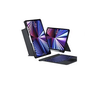 Bao Da Bàn Phím Wiwu Mag Touch iPad Keyboard Case, TPU Bền - Hàng Chính Hãng  - màu xám 11inch