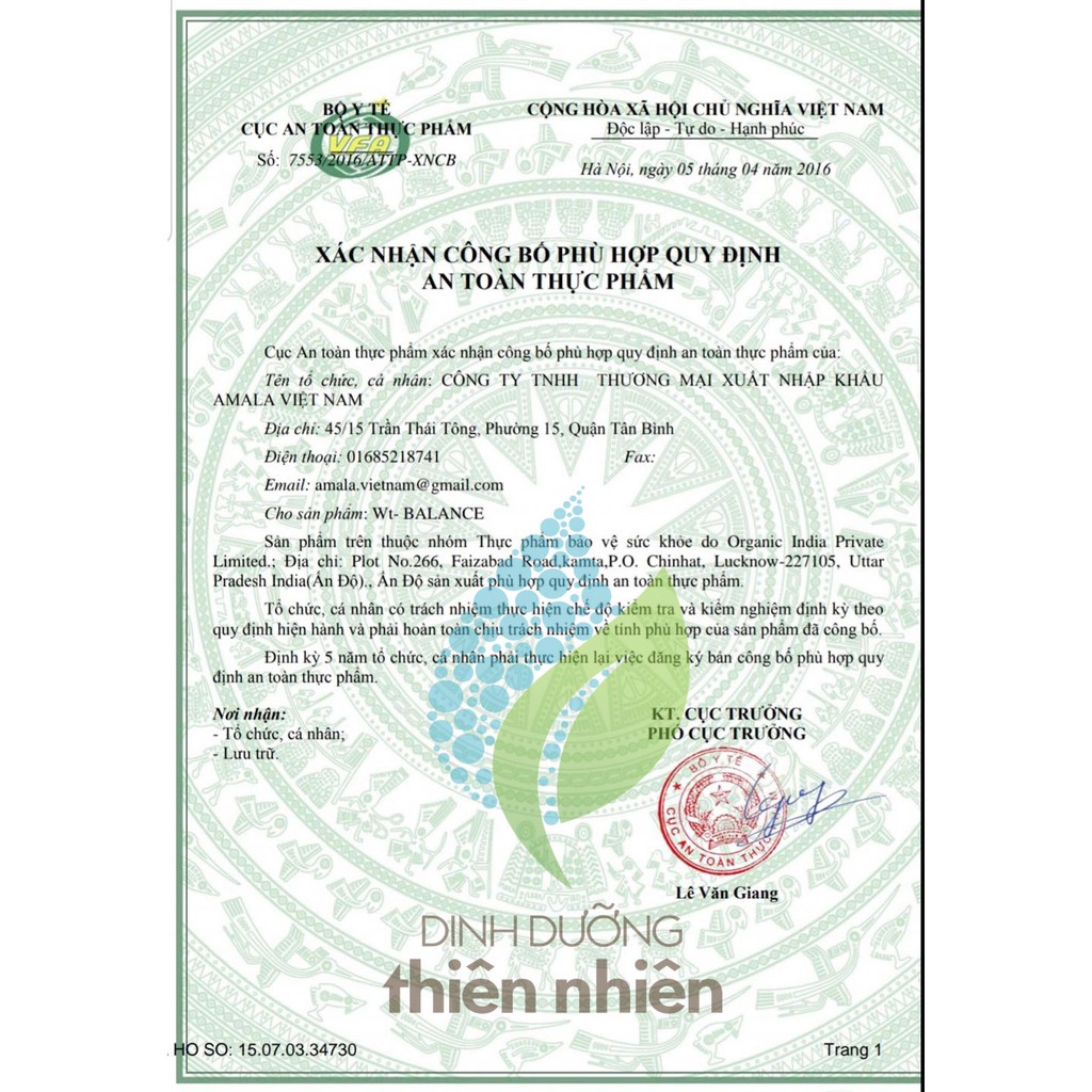 Viên Uống Thảo Mộc Hỗ Trợ Giảm Cân Wt-Balance Organic India